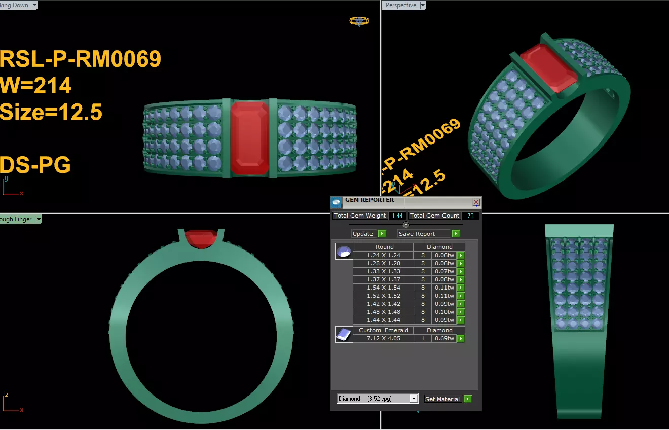 The Best Tango Men Ring Free 3D print model