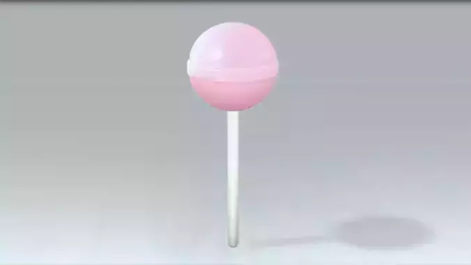 Lollipop Low-poly 3D model
