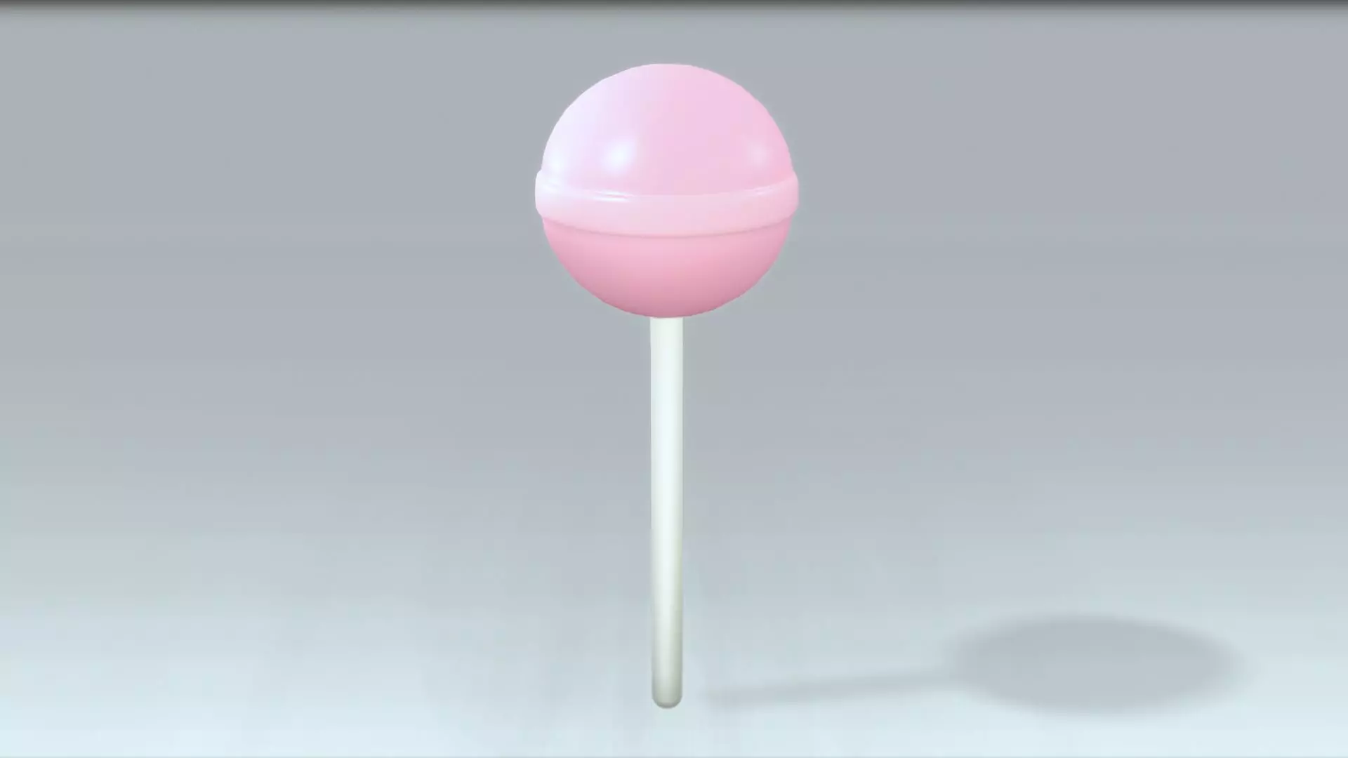 Lollipop Low-poly 3D model_0