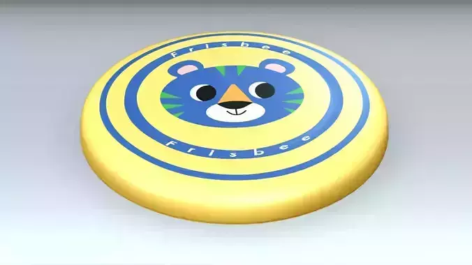 Frisbee Low-poly 3D model