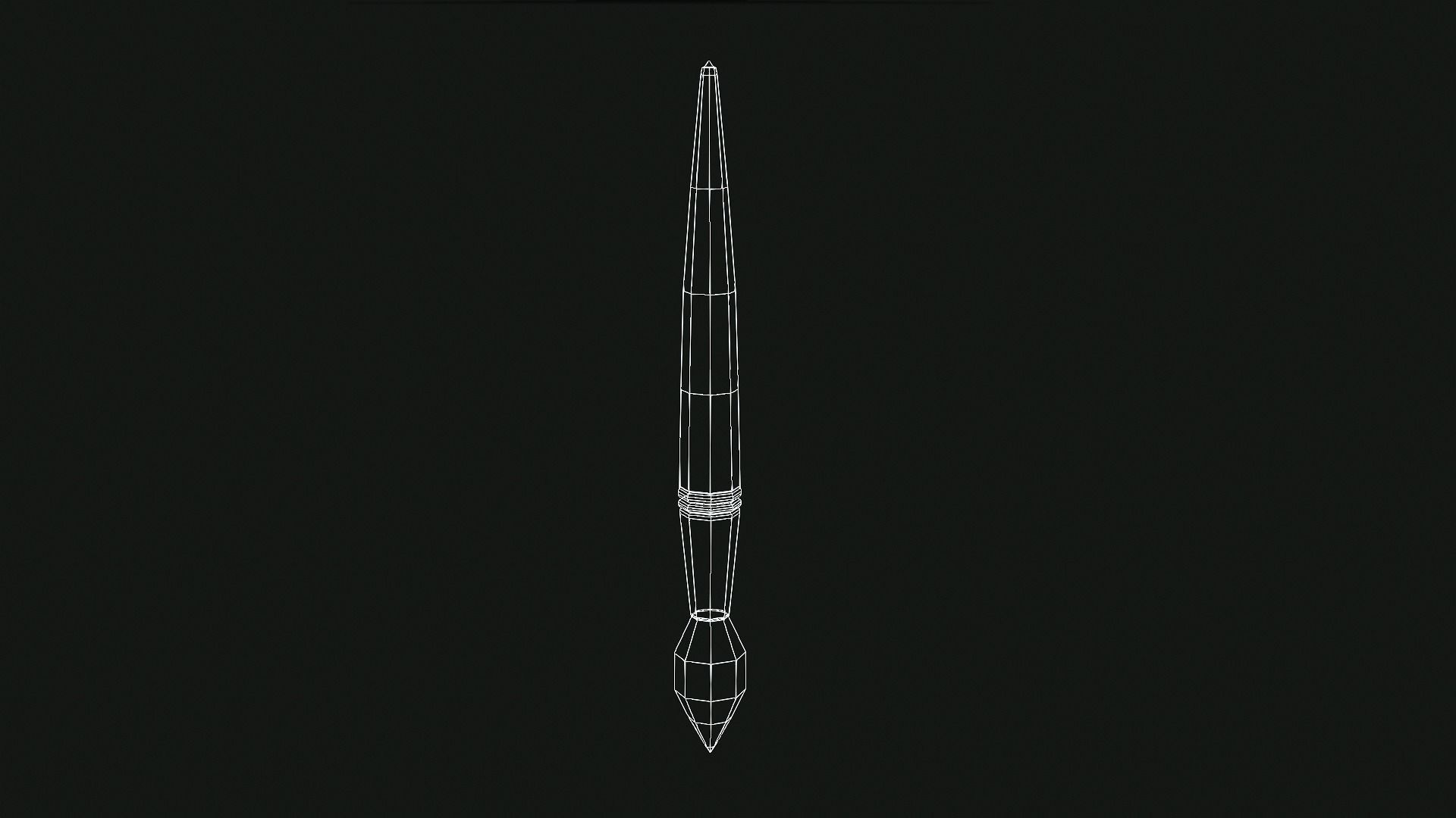 Artist Painting Brushes Low-poly 3D model_2