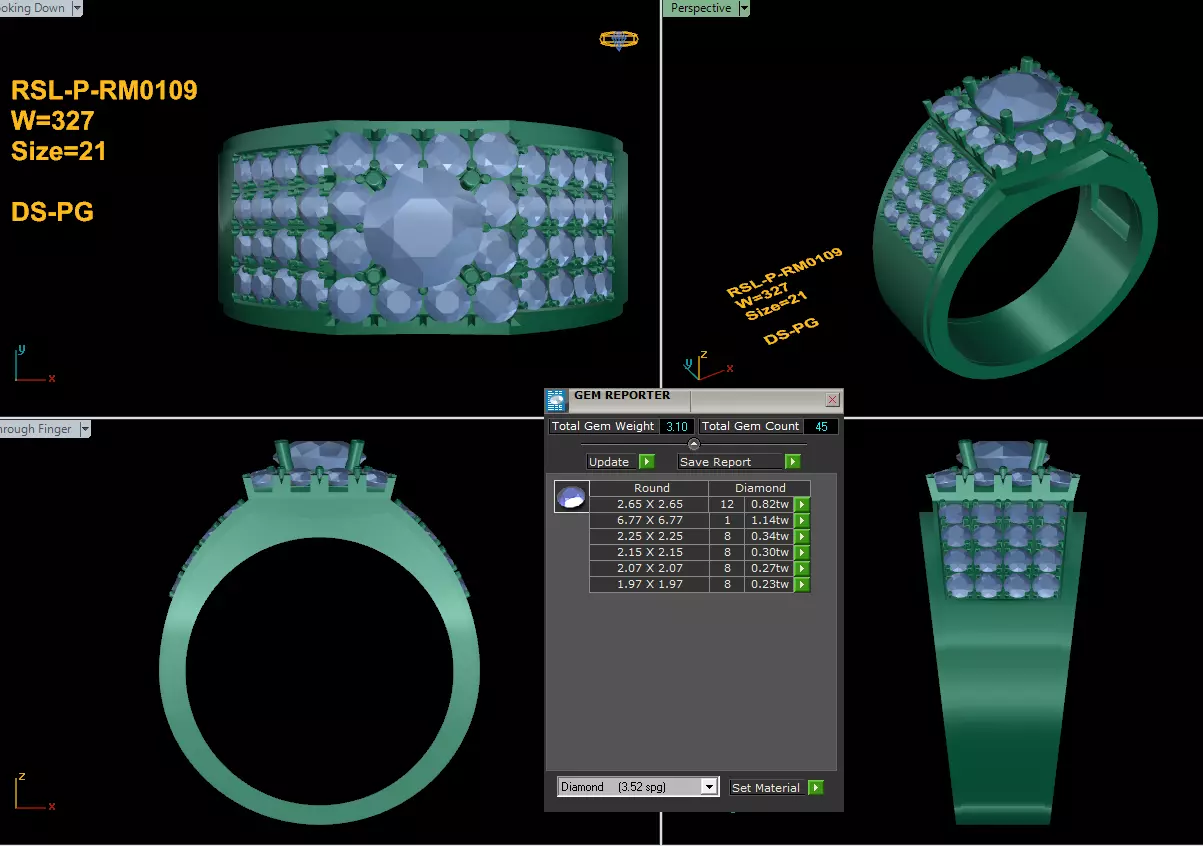 The Best Tango Men Ring Free 3D print model