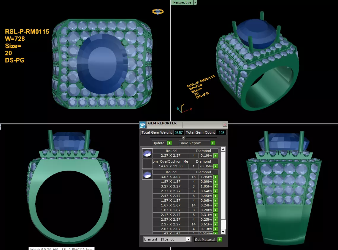 The Best Tango Men Ring Free 3D print model