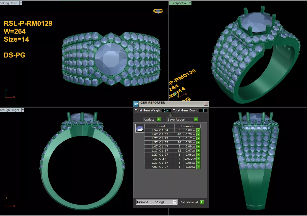 The Best Tango Men Ring Free 3D print model