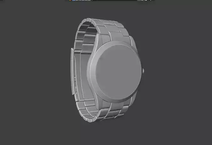 watch 3d model blender file