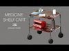 Medicine shelf cart Game Assets item10 3D model_1