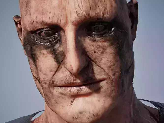 Rigged Horror Zombie - 4K PBR UE4 UE5 Asset