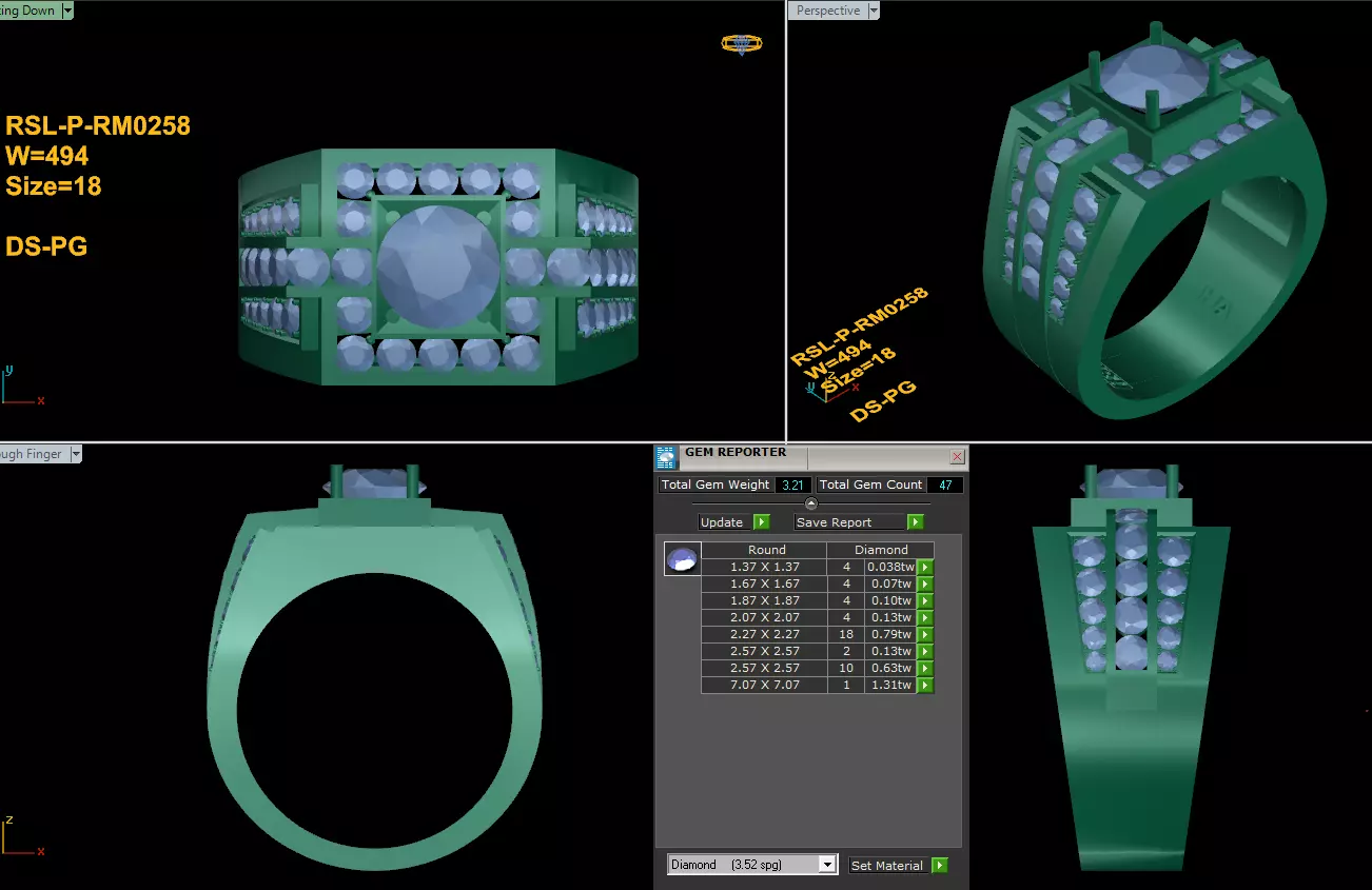 The Best Tango Men Ring Free 3D print model