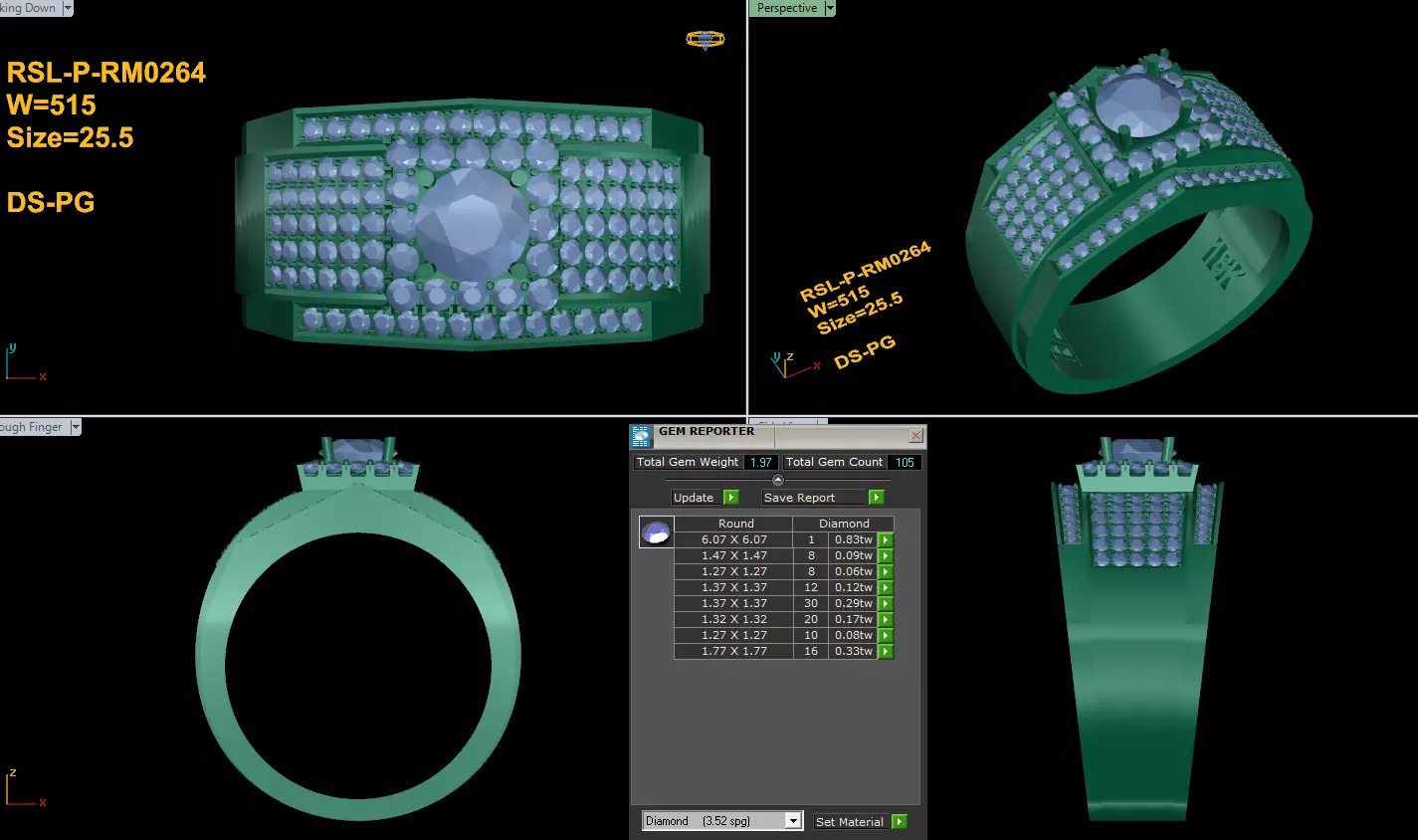 The Best Tango Men Ring Free 3D print model