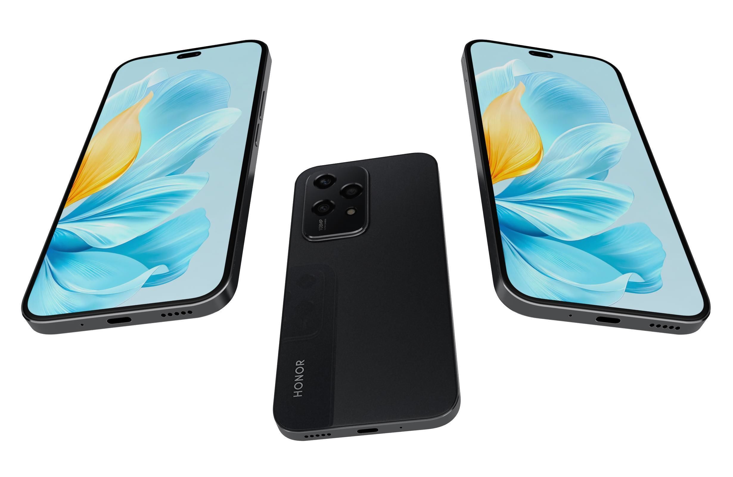 Honor 200 Lite Black 3D model_2