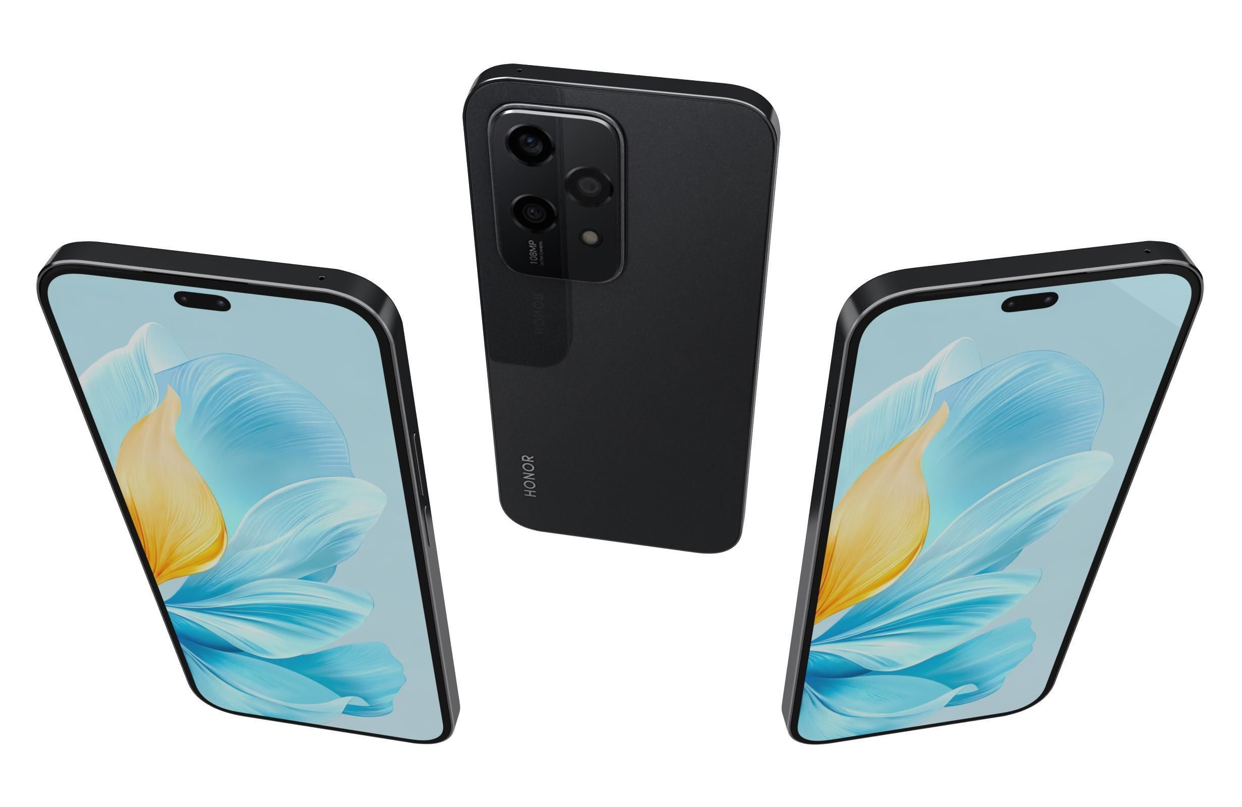 Honor 200 Lite Black 3D model_1