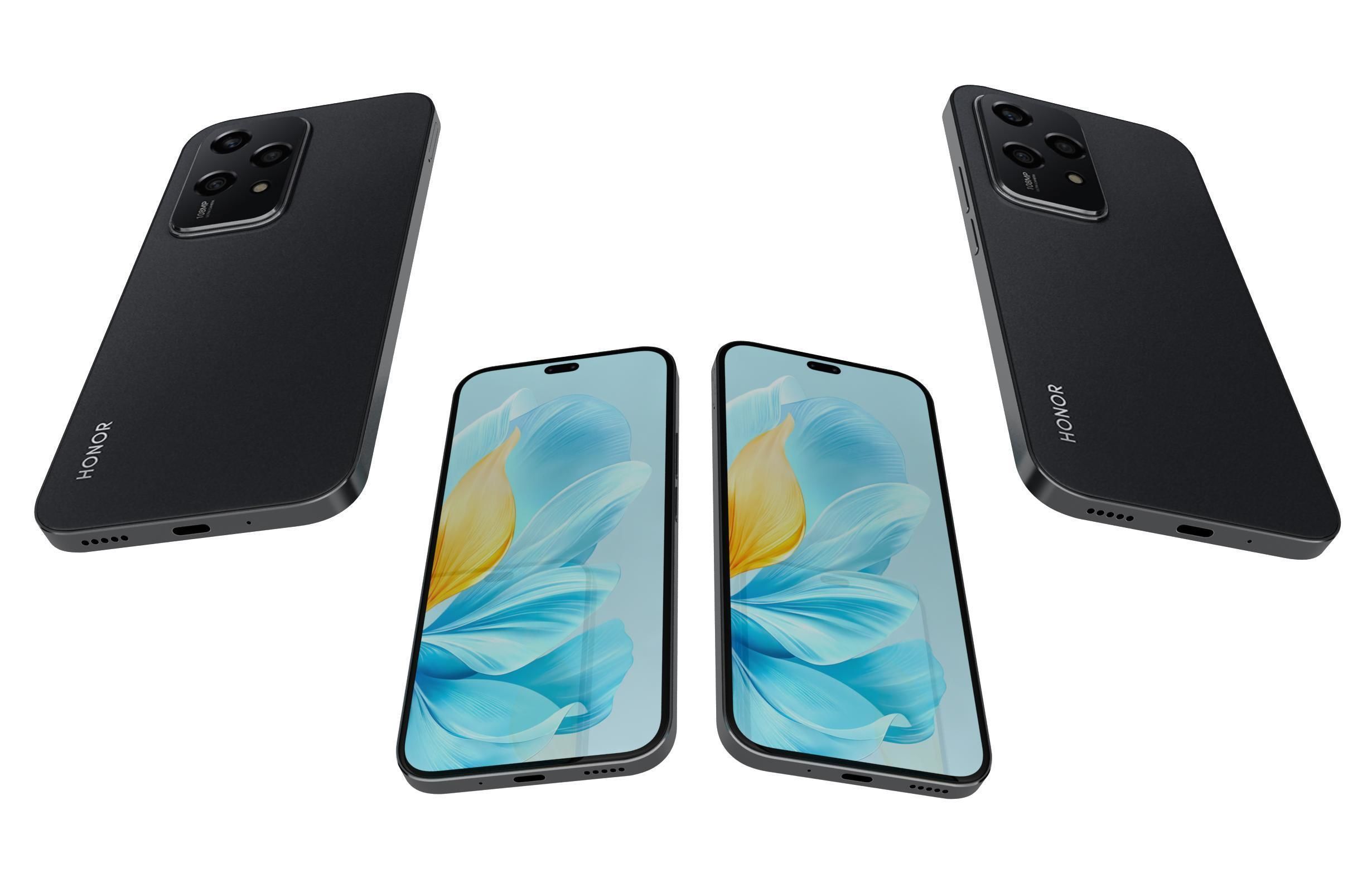 Honor 200 Lite Black 3D model_5