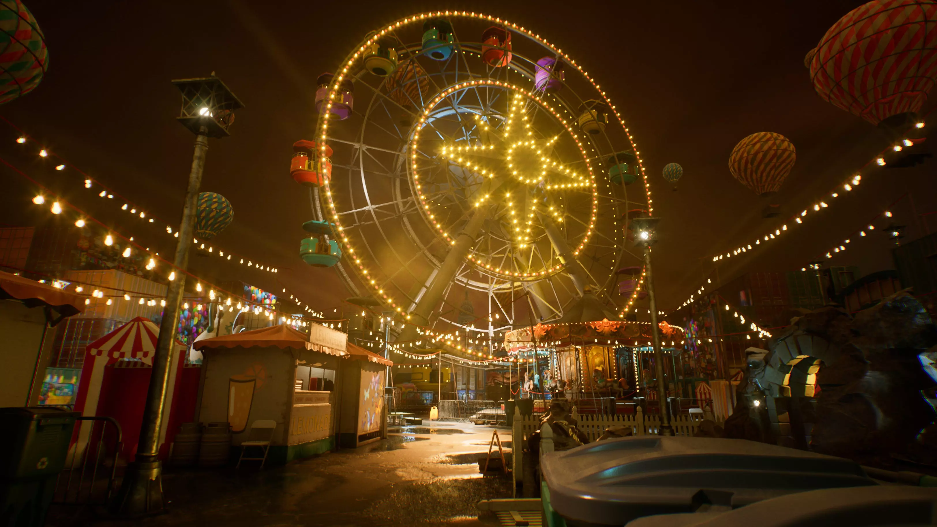 Amusement Park Environment Kit - UE5 Low-poly 3D model_0