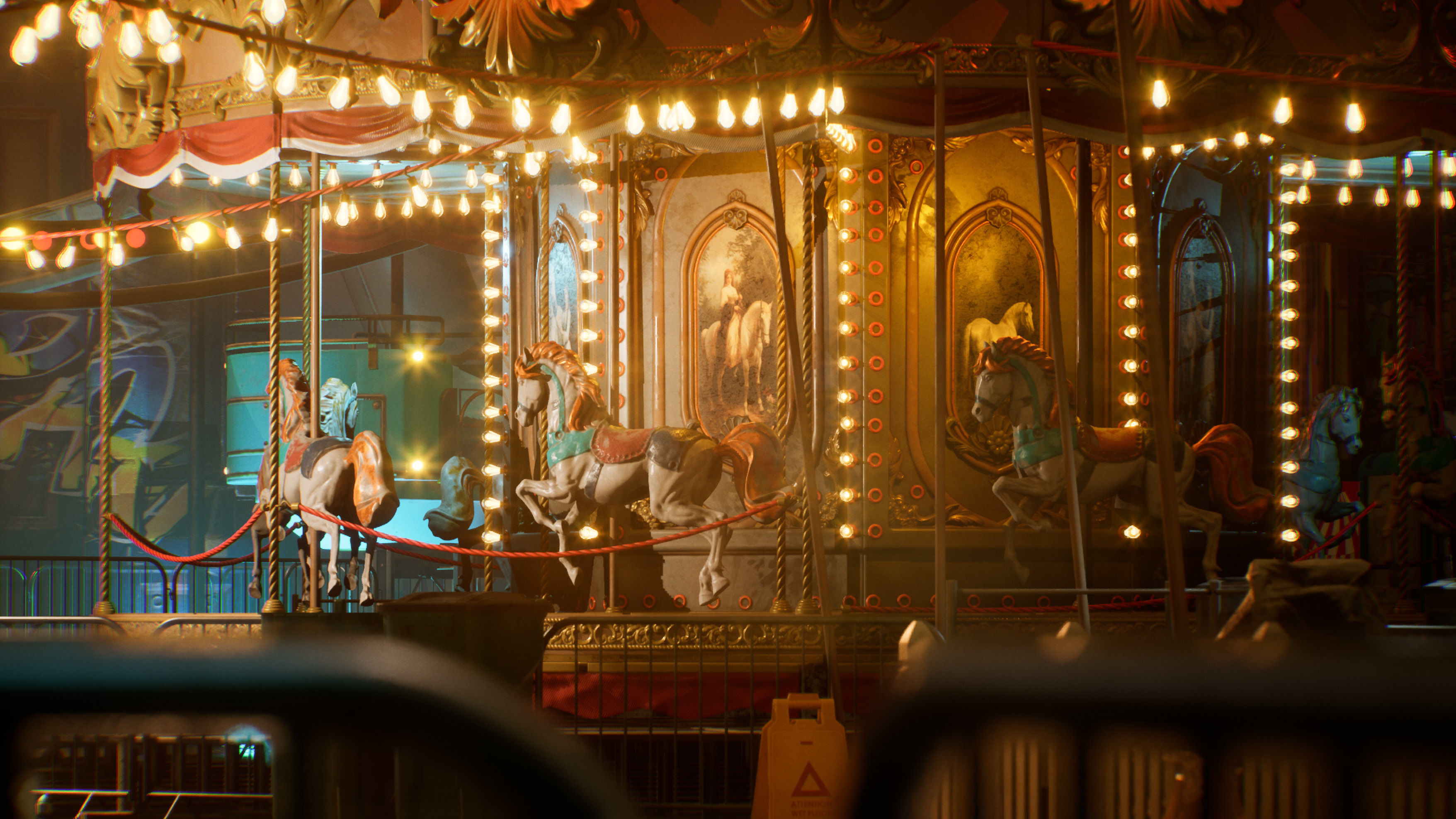 Amusement Park Environment Kit - UE5 Low-poly 3D model_2