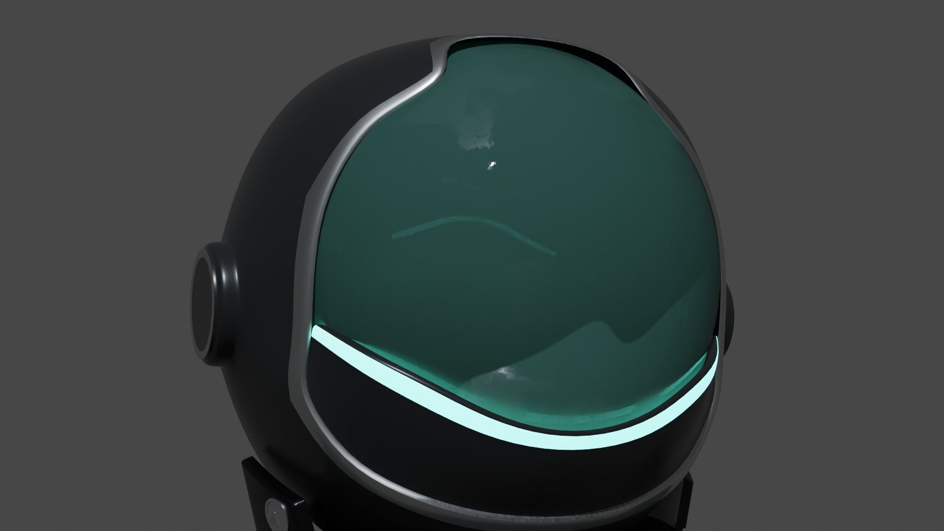 Concept Astronaut Character Low-poly 3D model_6