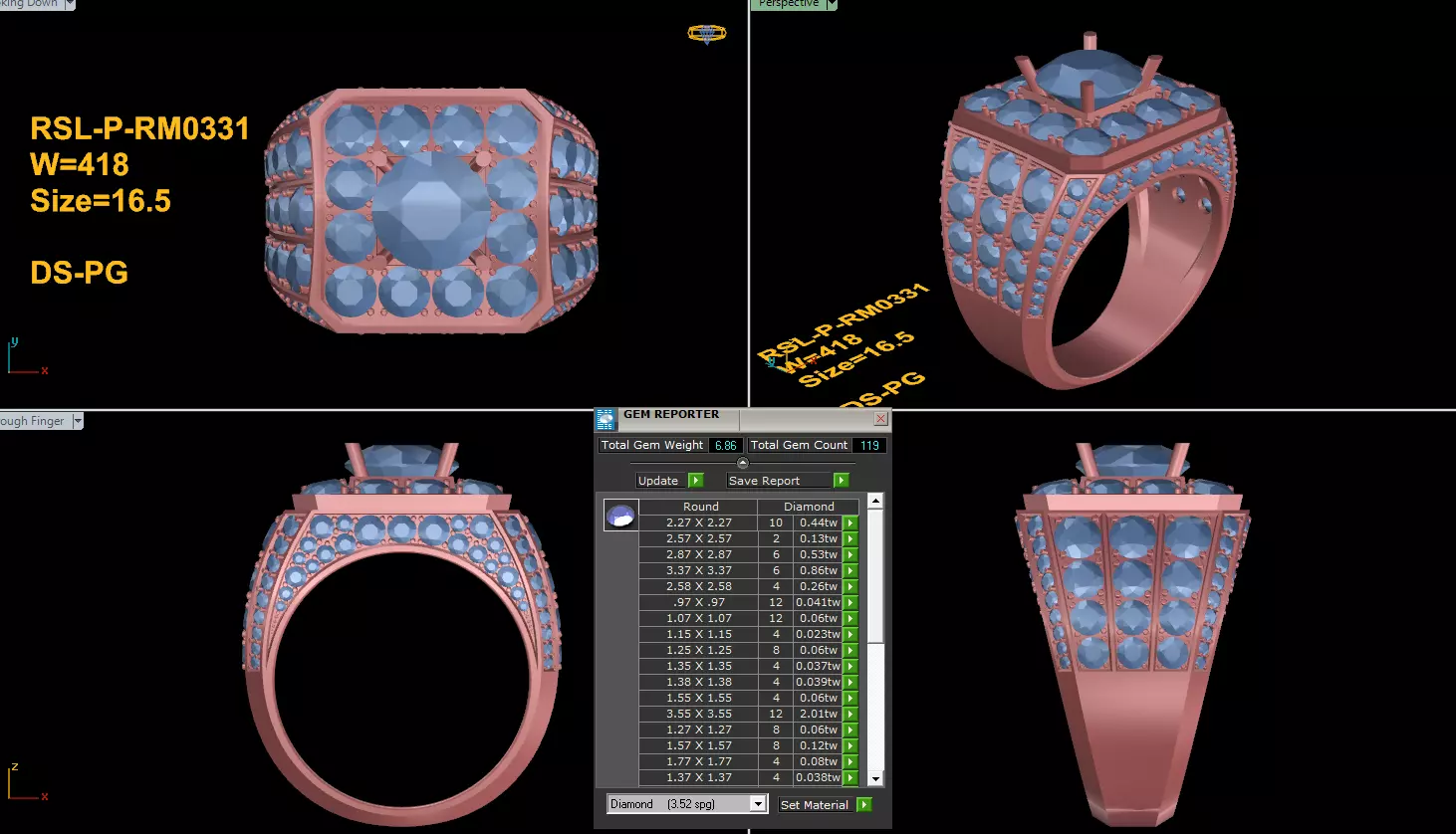 The Best Tango Men Ring Free 3D print model