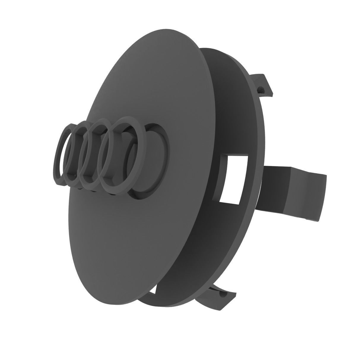 Audi A8 A6 A4 wheel center cap alloy hub 8T0601170 3D print model_8