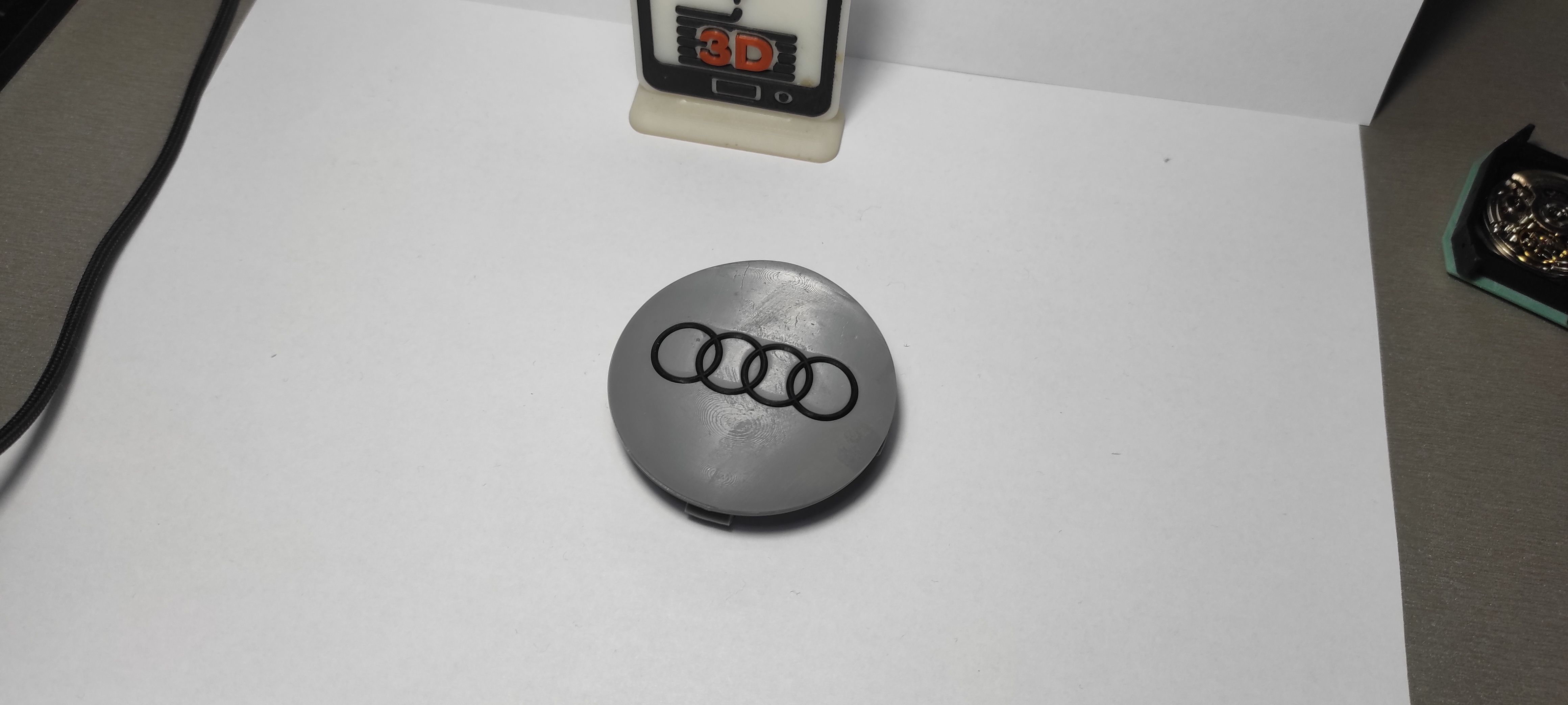 Audi A8 A6 A4 wheel center cap alloy hub 8T0601170 3D print model_2