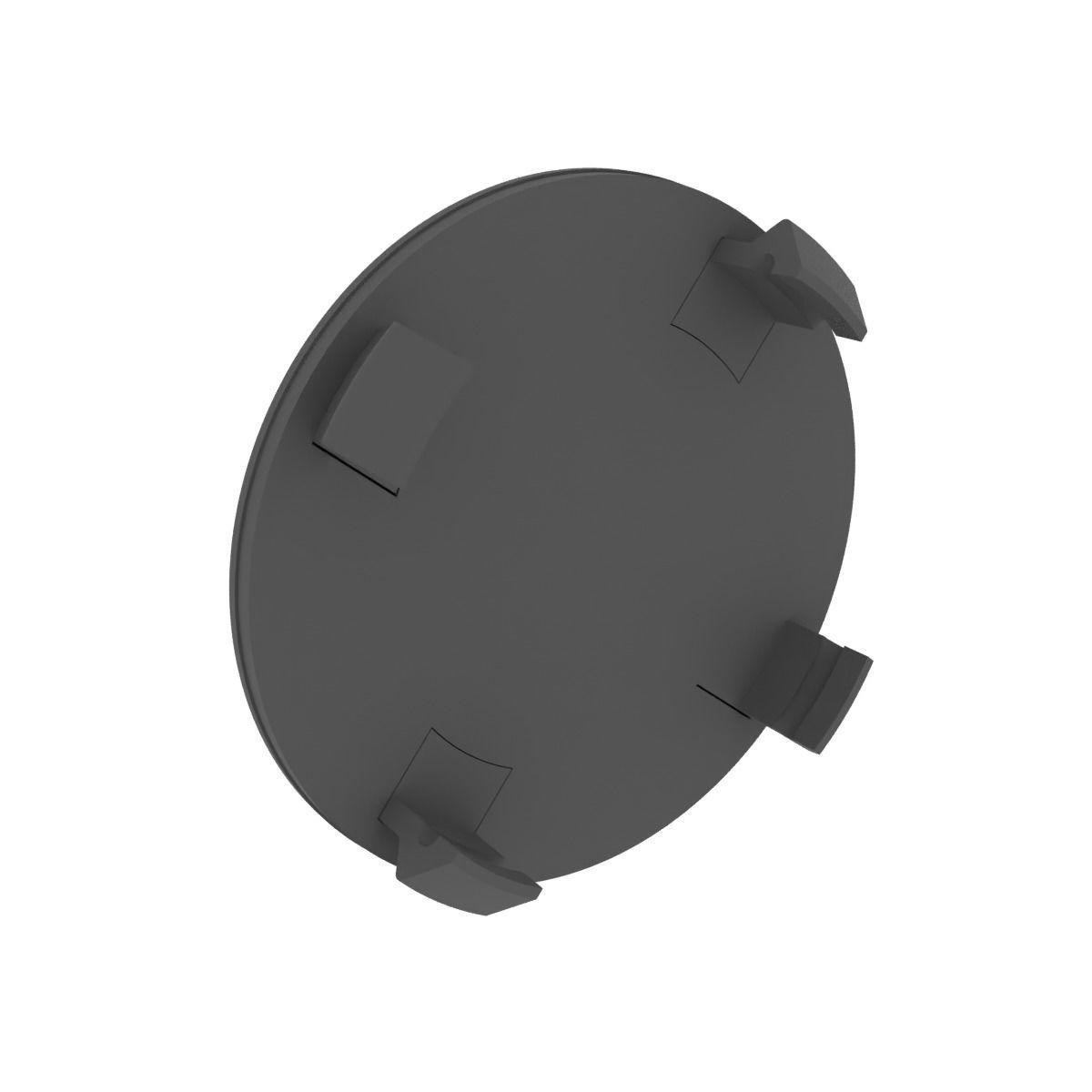 Audi A8 A6 A4 wheel center cap alloy hub 8T0601170 3D print model_5