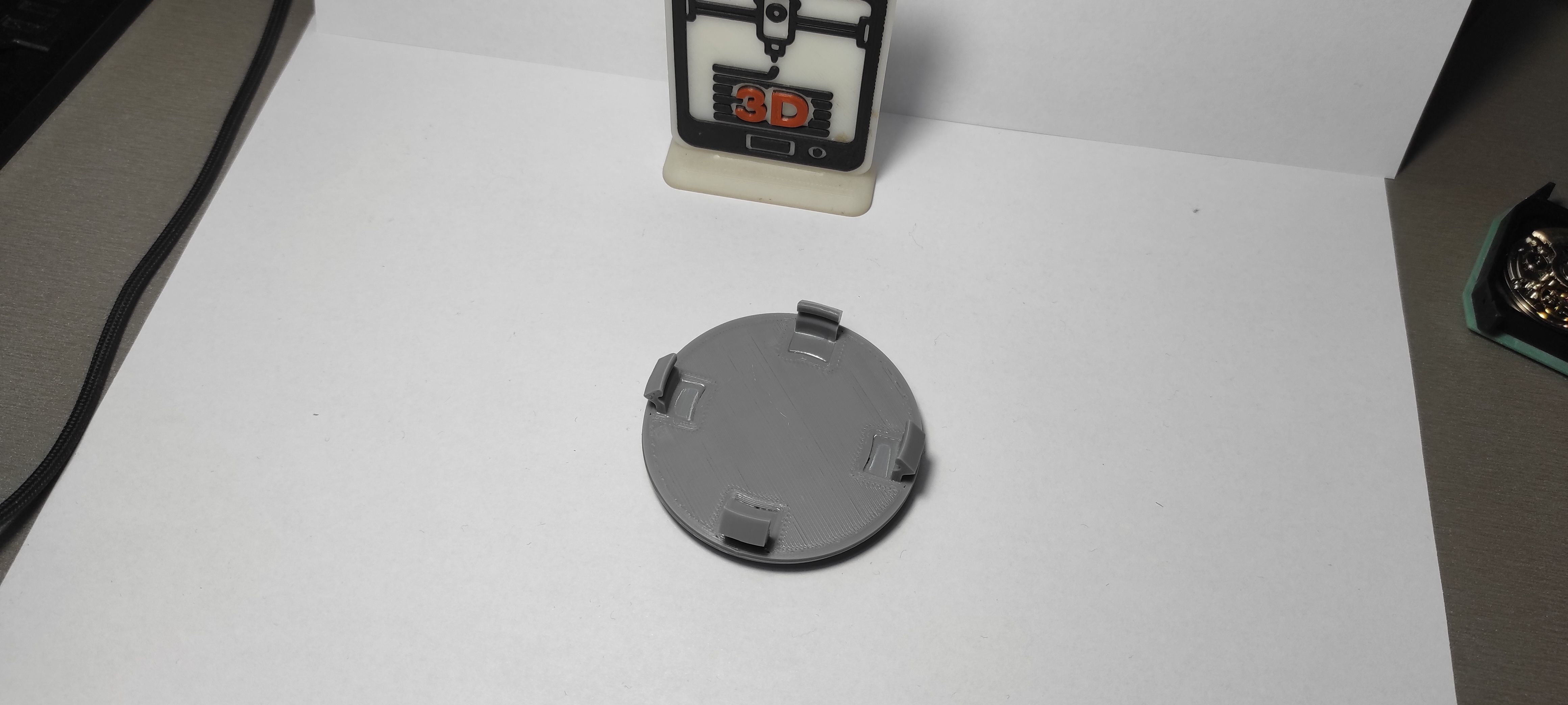 Audi A8 A6 A4 wheel center cap alloy hub 8T0601170 3D print model_3