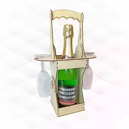 Wine box for two ready laser cut file Design laser cutting