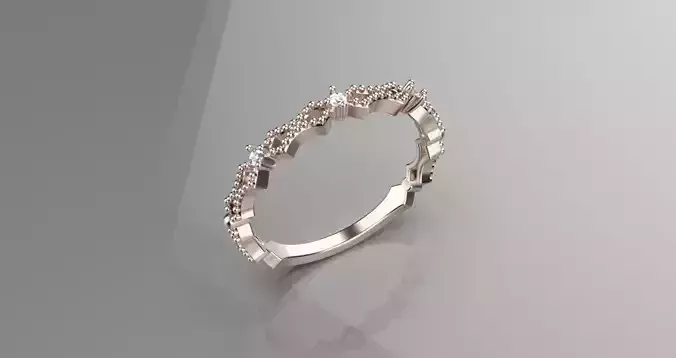 jewelry luxury diamond gold ring 3d model