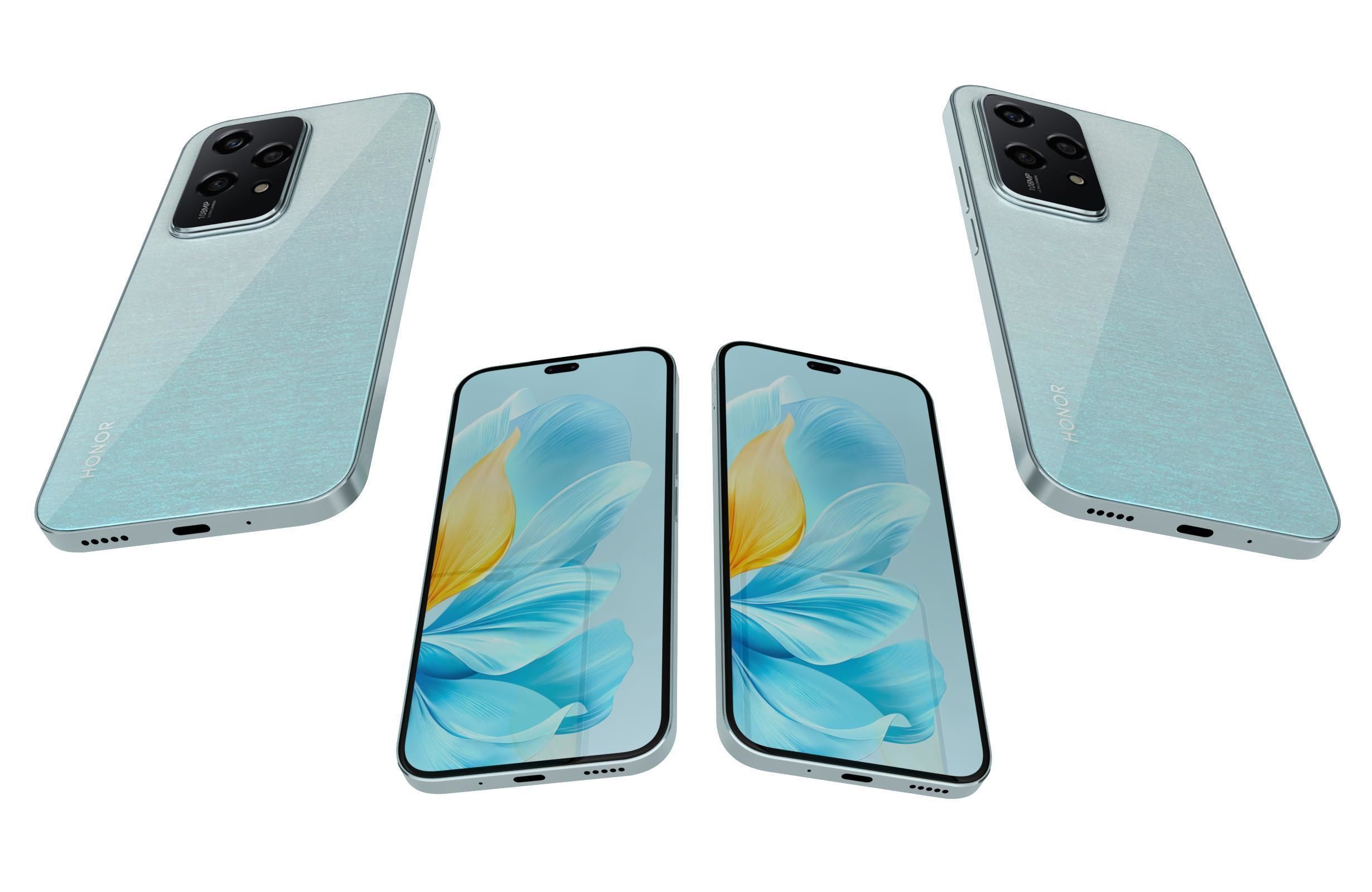 Honor 200 Lite Starry Blue 3D model_5