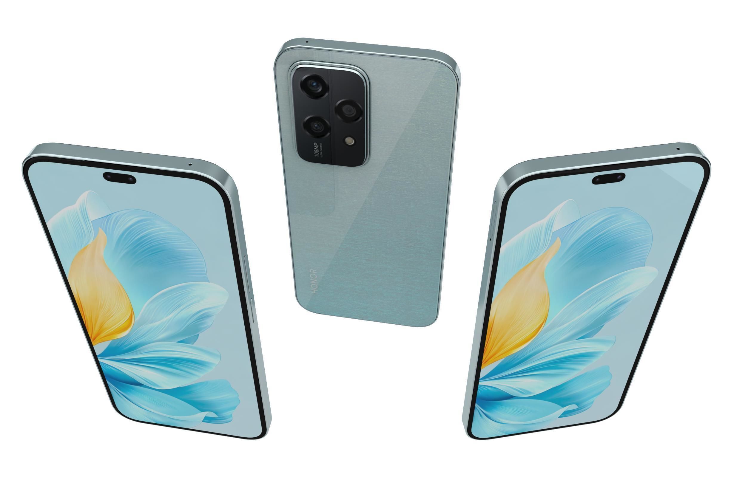 Honor 200 Lite Starry Blue 3D model_1