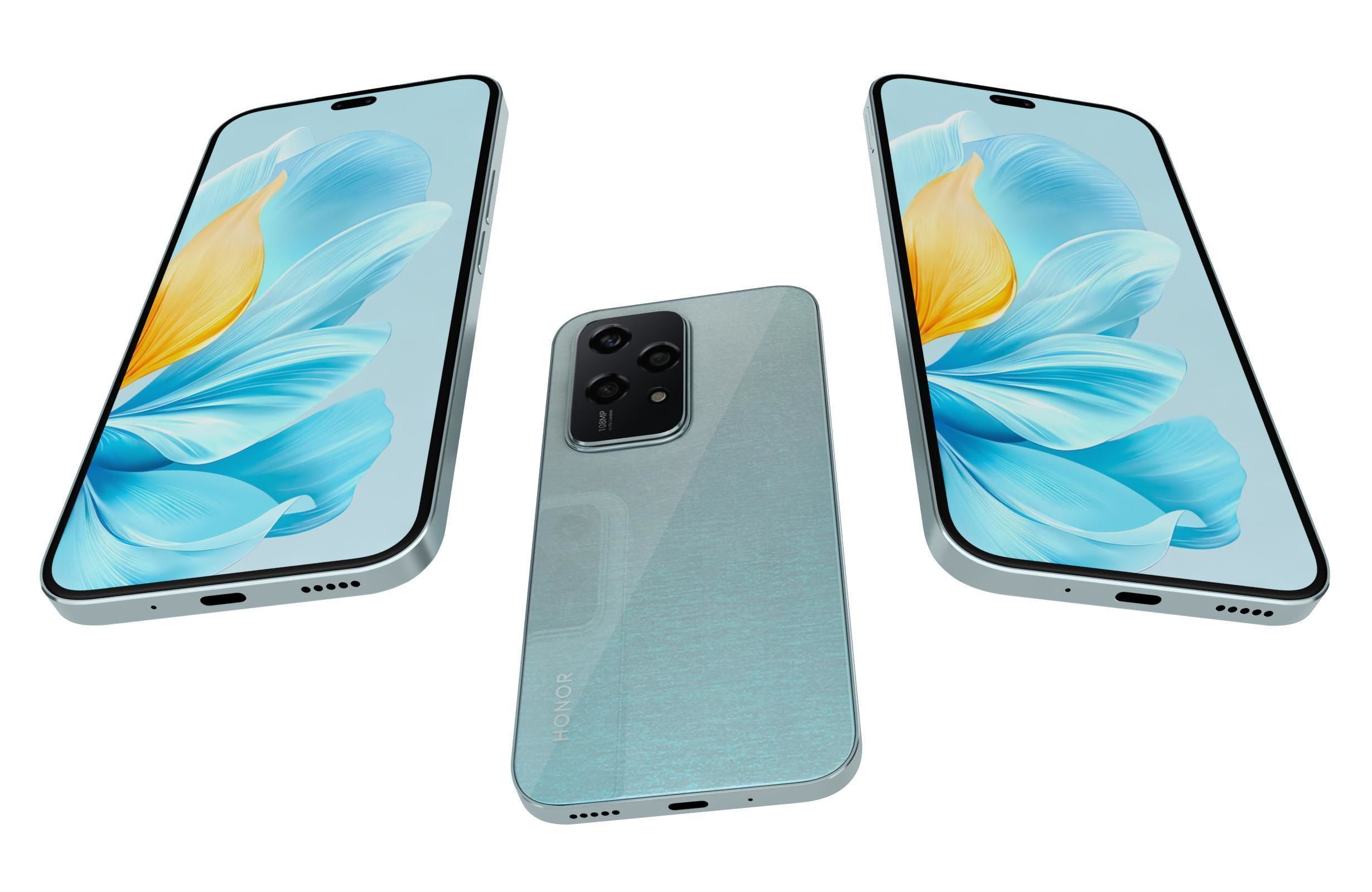 Honor 200 Lite Starry Blue 3D model_2