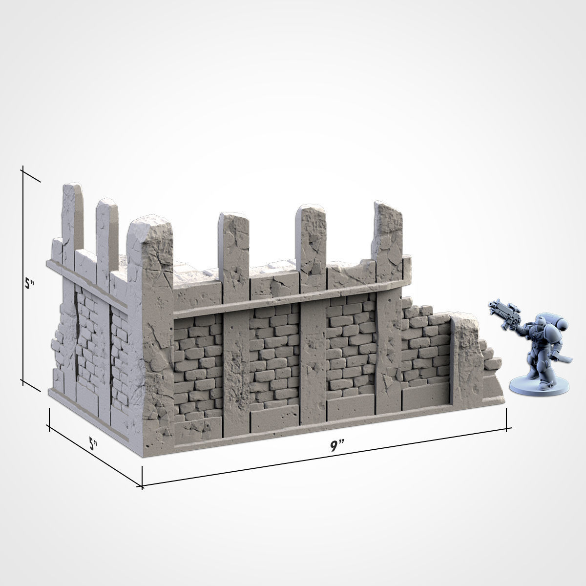 CITY RUINS WTC SET 01 3D print model_19