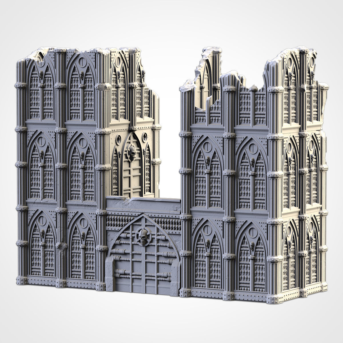 CATHEDRAL RUINS 02 3D print model_10