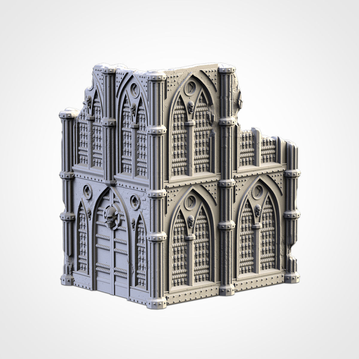 CATHEDRAL RUINS 02 3D print model_14