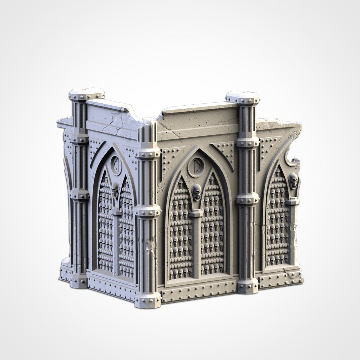 CATHEDRAL RUINS 02 3D print model_18