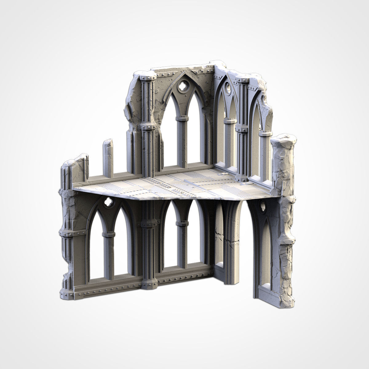 CATHEDRAL RUINS 02 3D print model_15