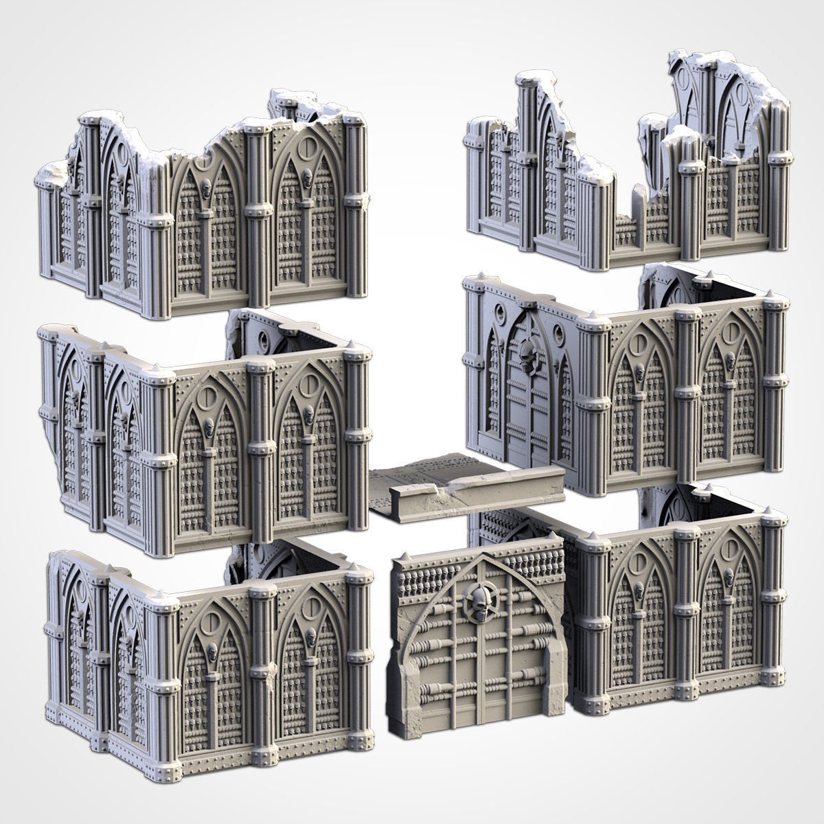 CATHEDRAL RUINS 02 3D print model_12