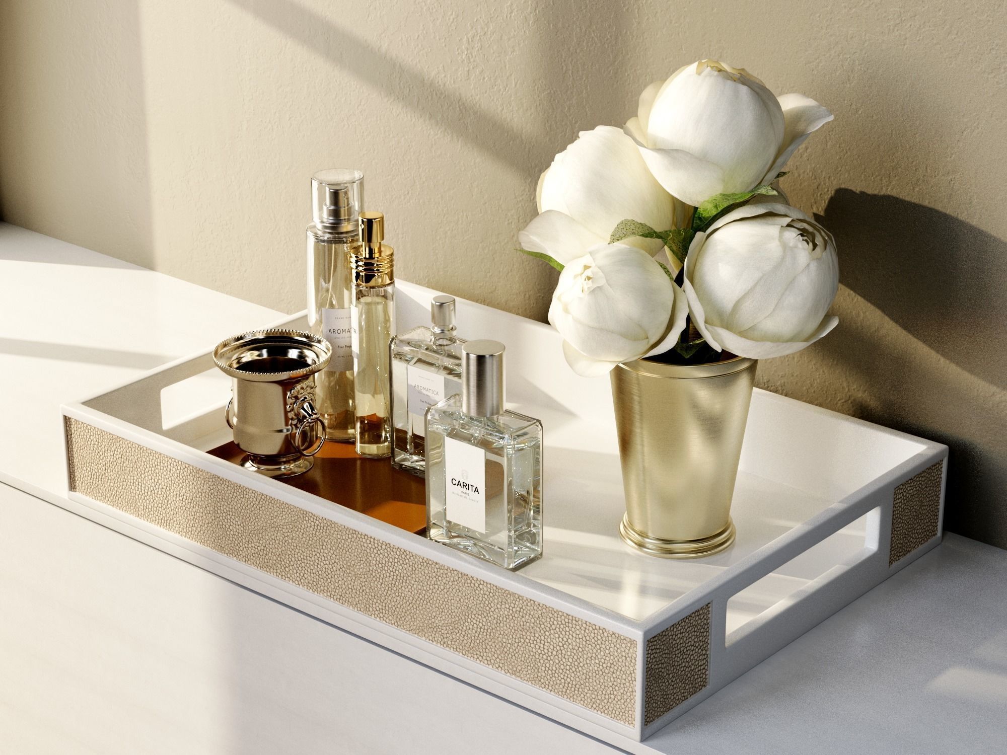 Composition Parfume Set 3D model_2