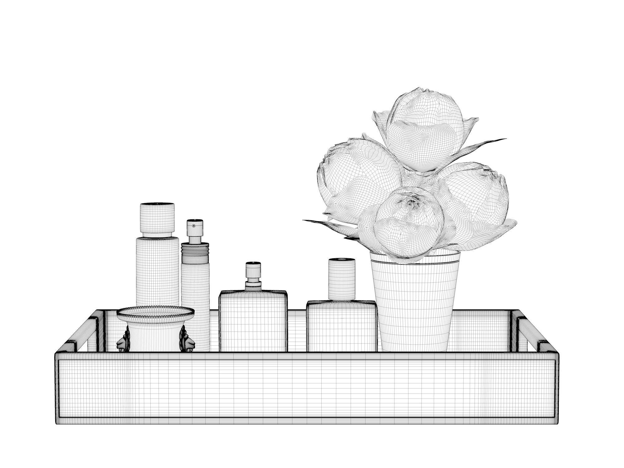 Composition Parfume Set 3D model_3