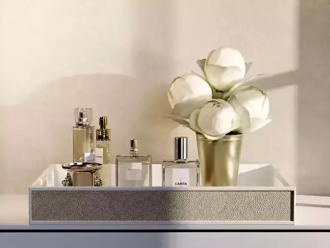 Composition Parfume Set 3D model