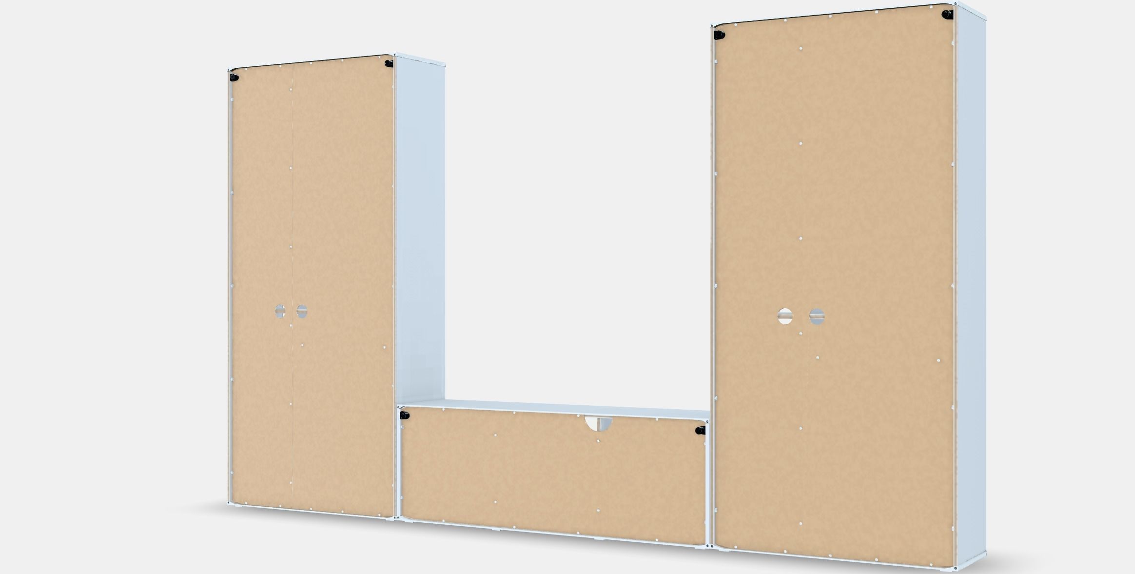 VIHALS TVstorage combination Low-poly 3D model_5