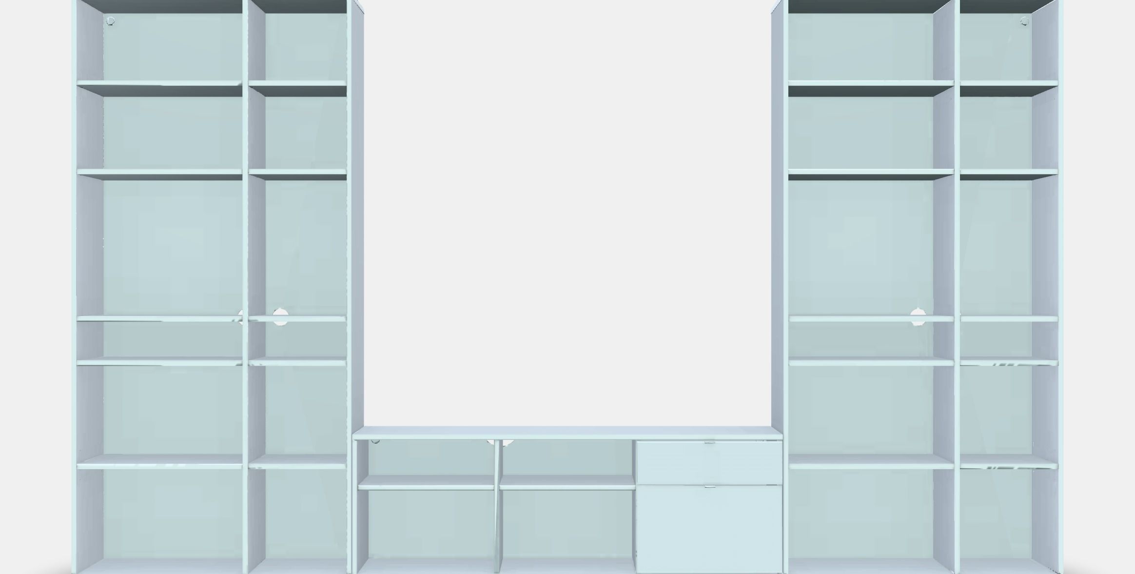 VIHALS TVstorage combination Low-poly 3D model_11