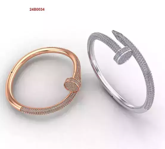 Man full diamonds bracelet