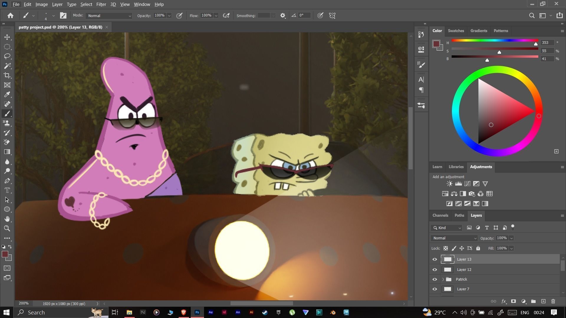 Spongebob Patty Wagon Low-poly 3D model_7