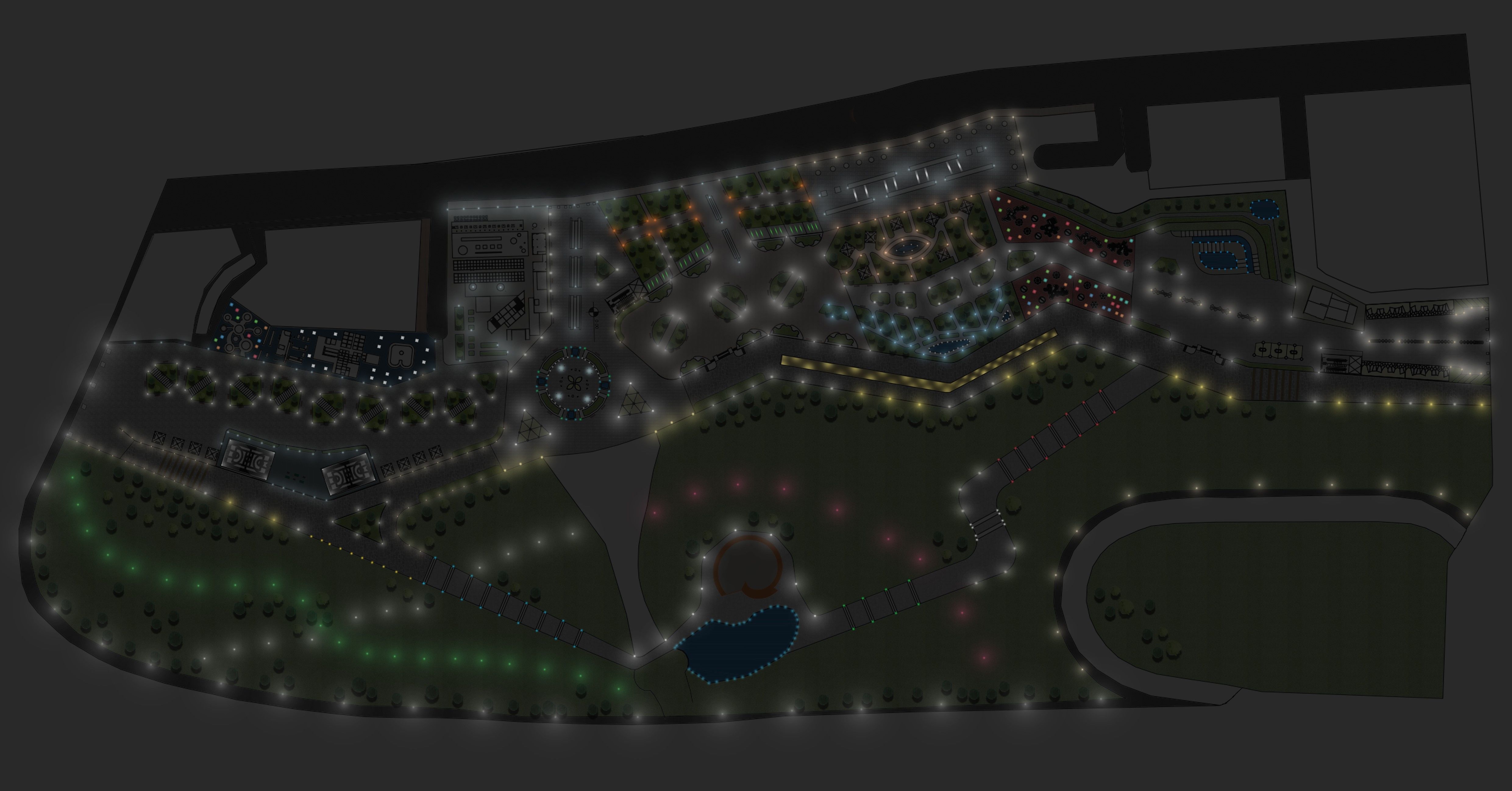 Master park-Regional park project-Private Park Landscape 3D model_48