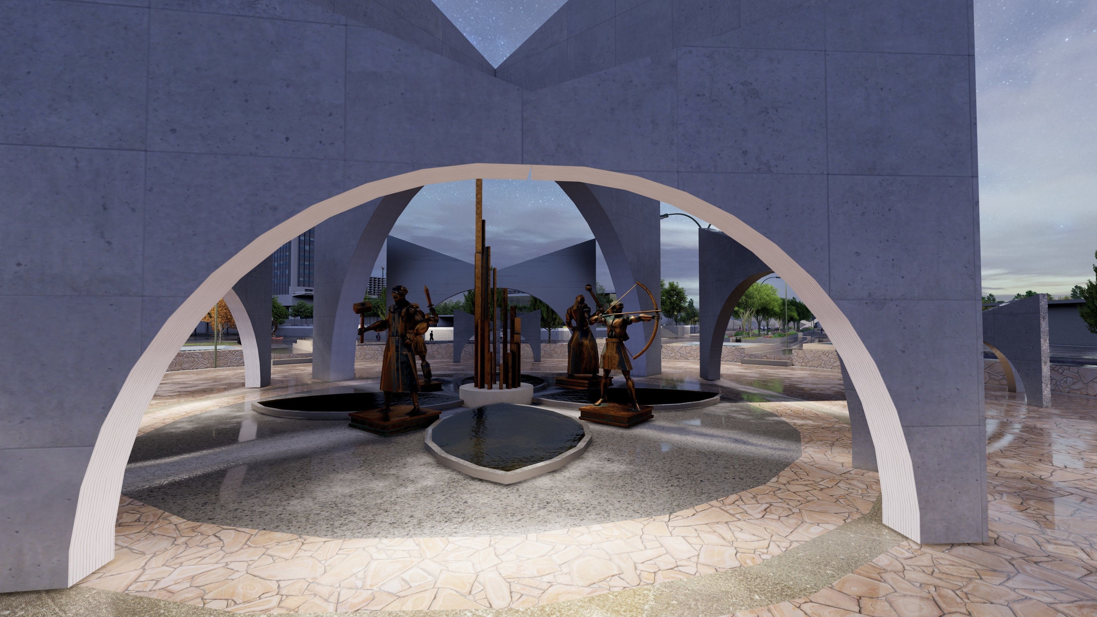 Master park-Regional park project-Private Park Landscape 3D model_37