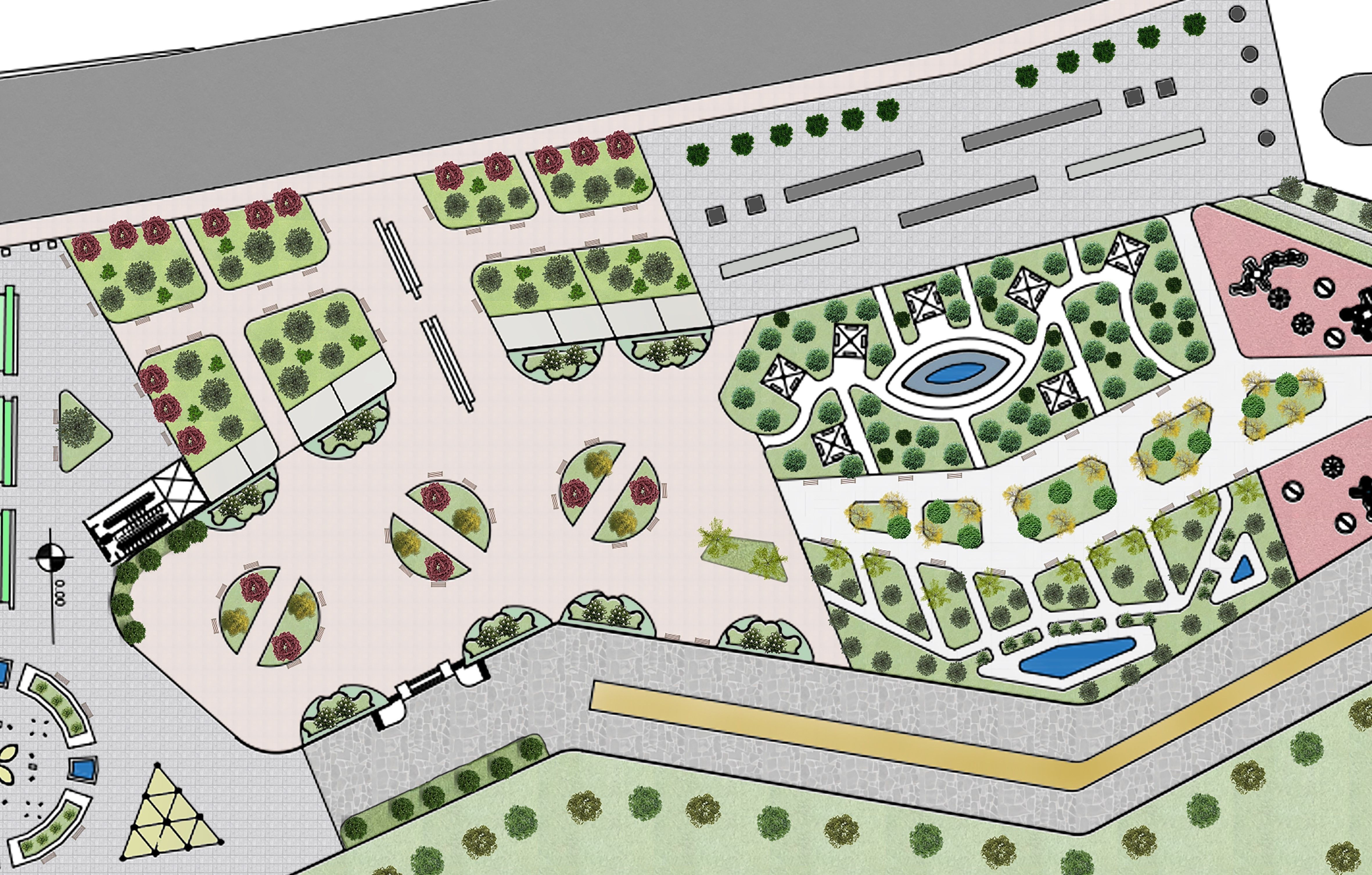 Master park-Regional park project-Private Park Landscape 3D model_50