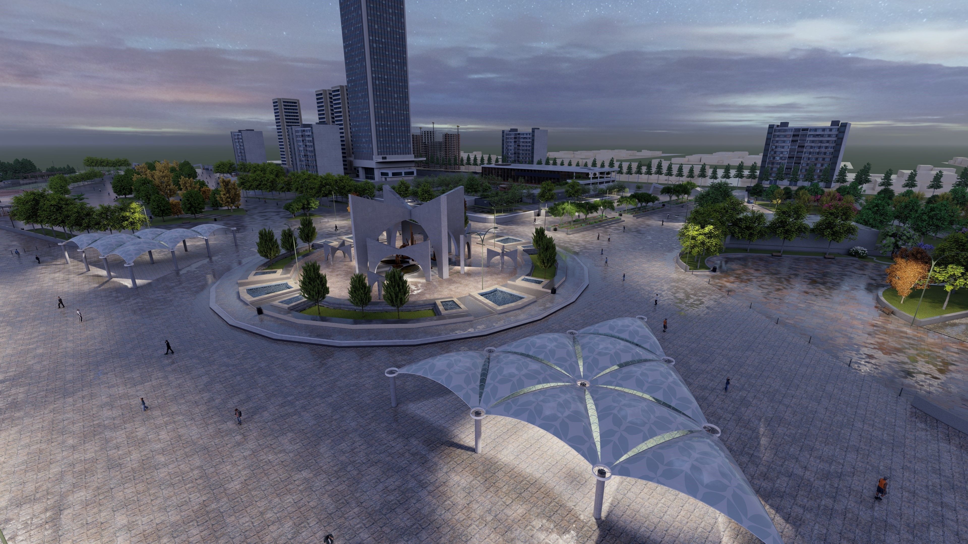 Master park-Regional park project-Private Park Landscape 3D model_35