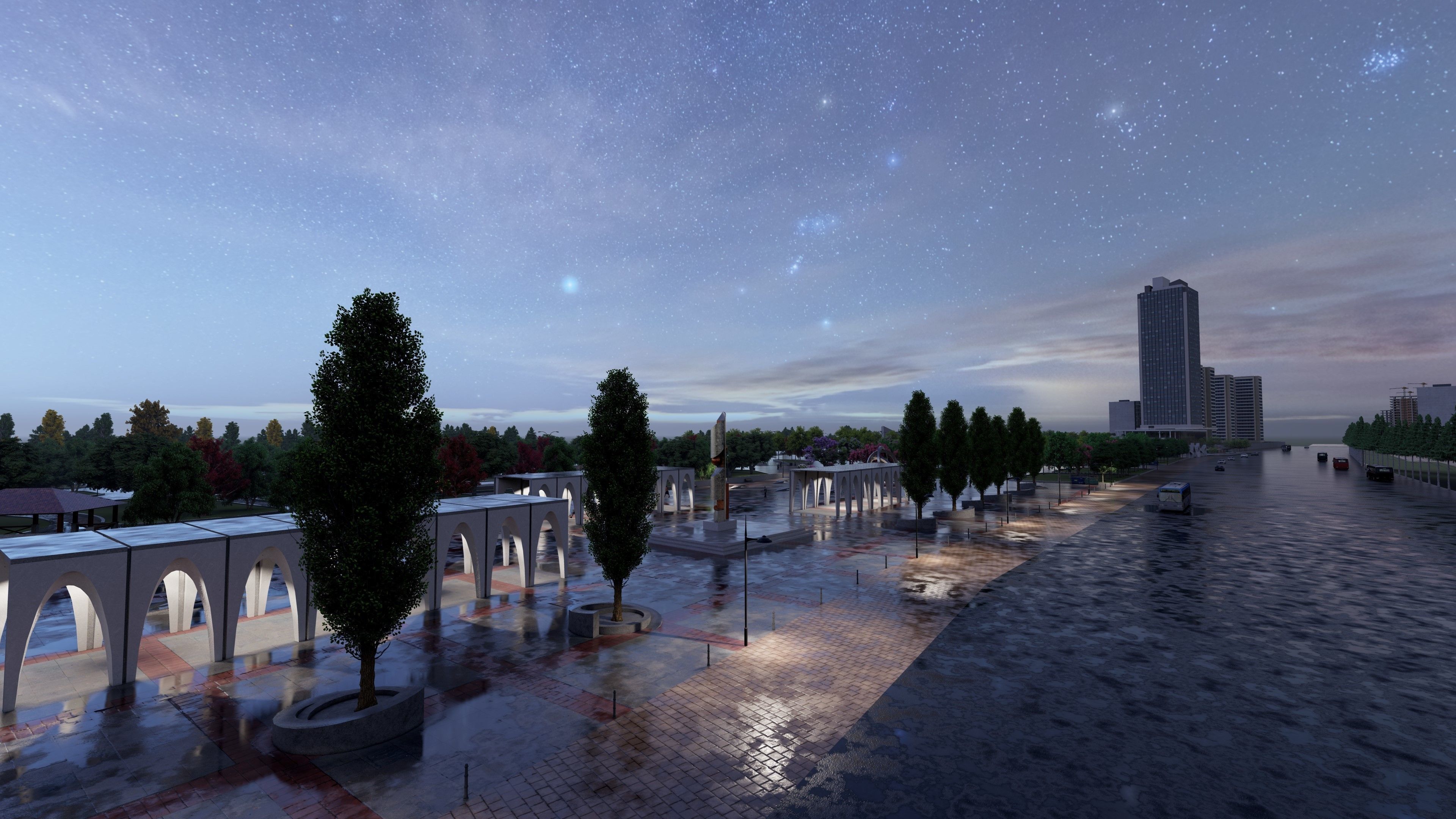 Master park-Regional park project-Private Park Landscape 3D model_14