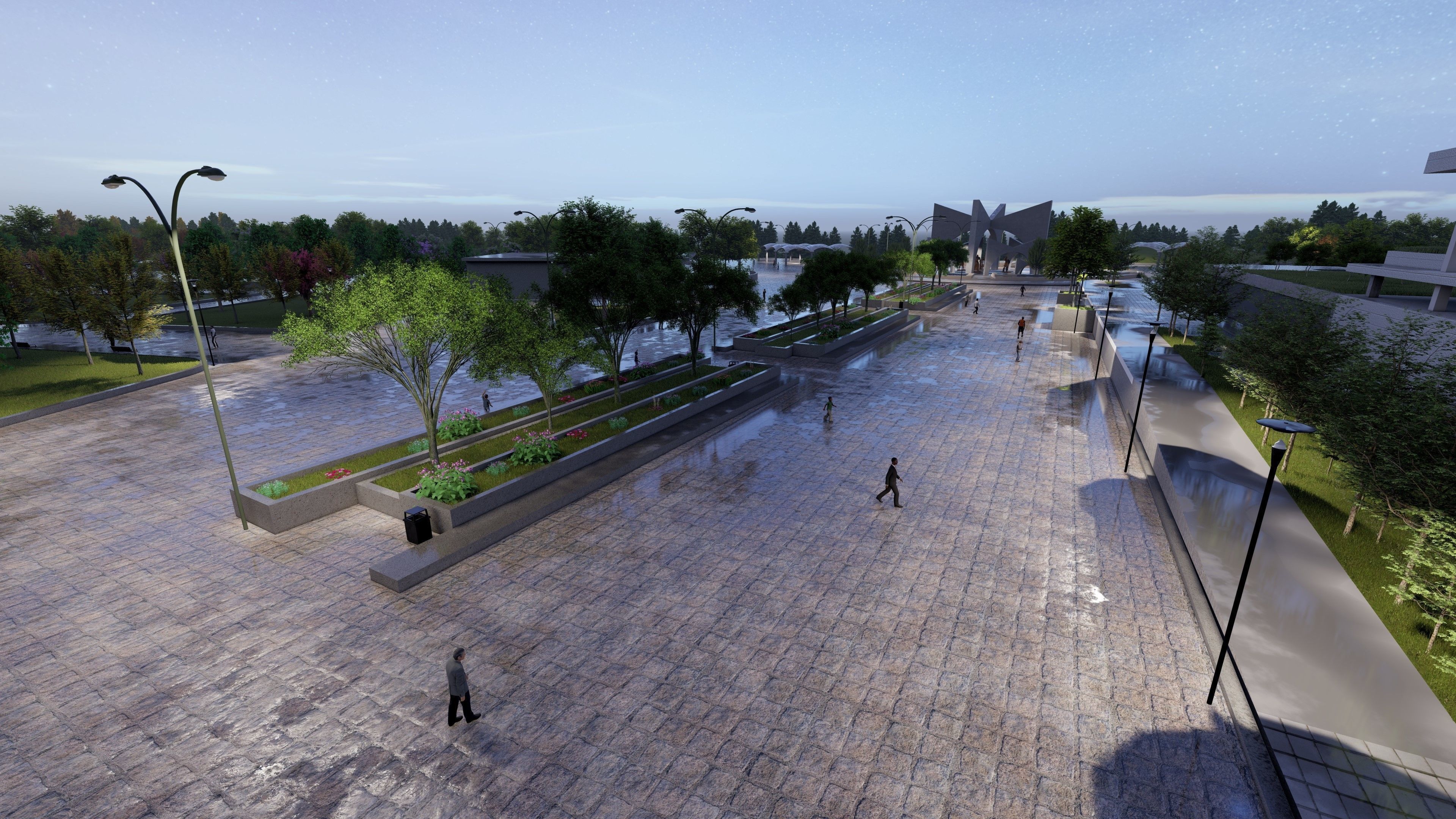 Master park-Regional park project-Private Park Landscape 3D model_39