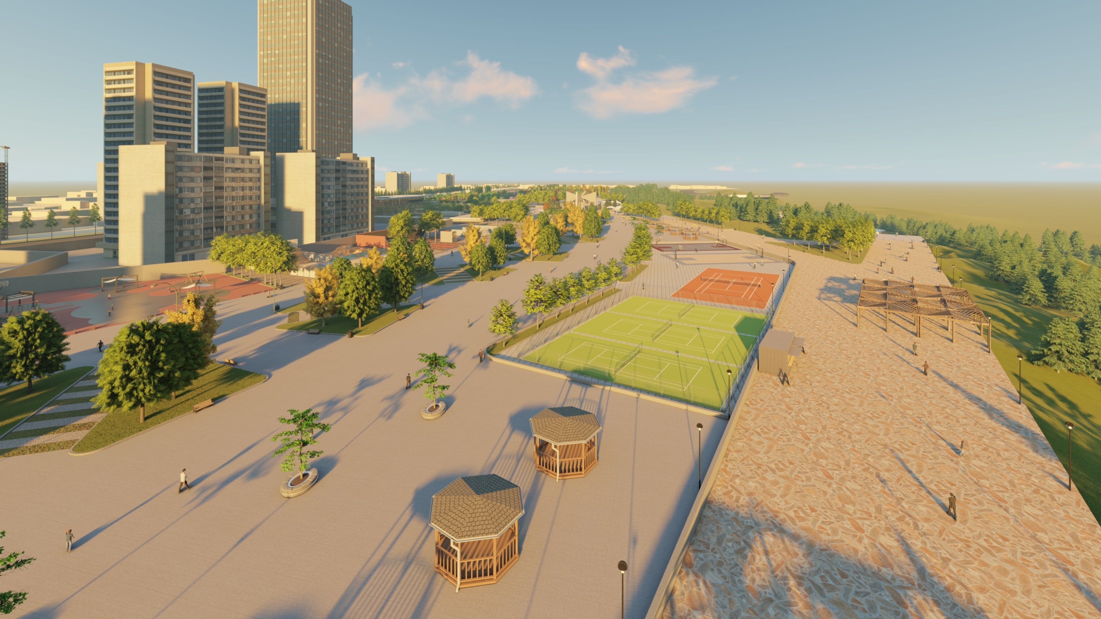 Master park-Regional park project-Private Park Landscape 3D model_10