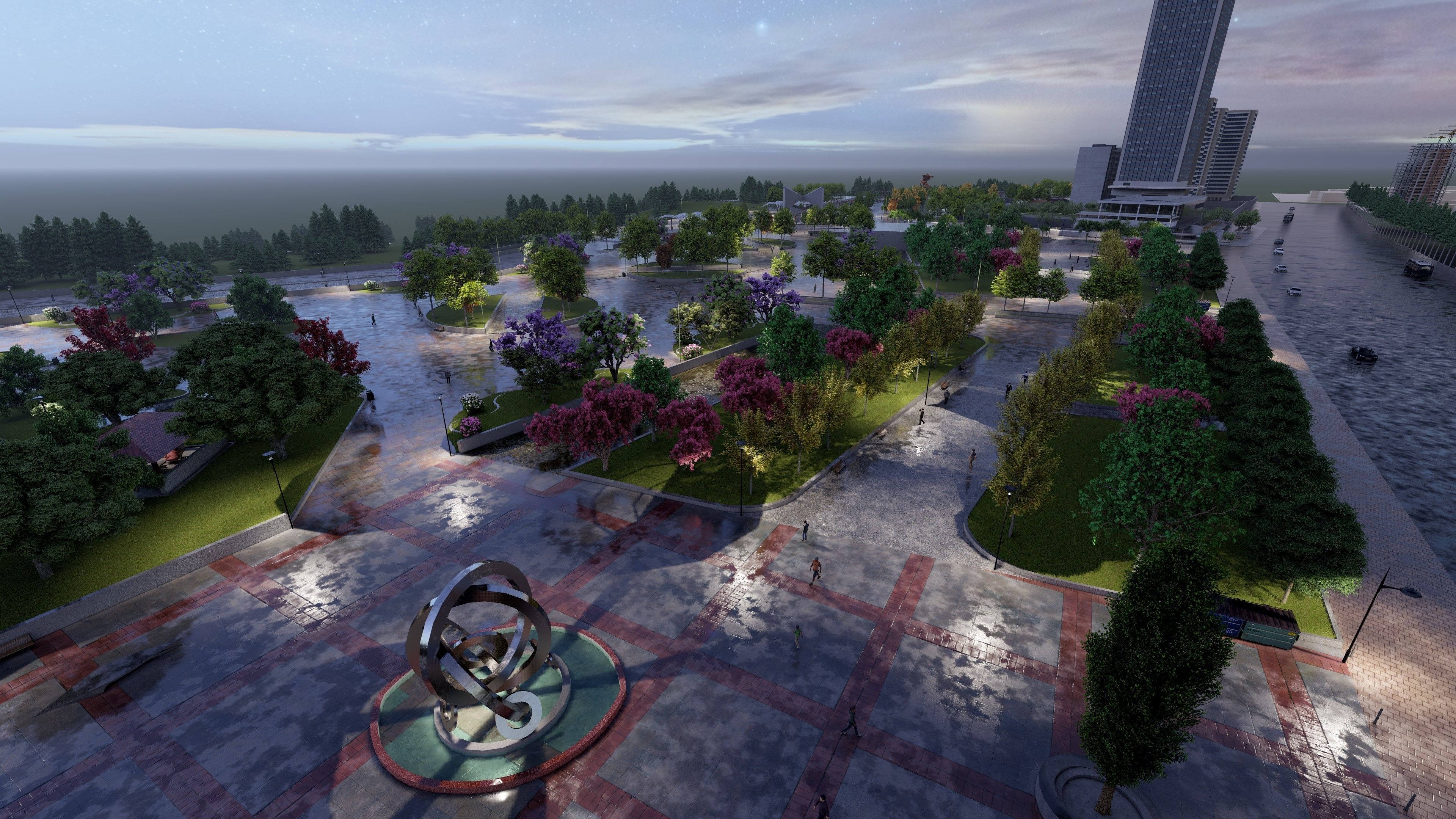 Master park-Regional park project-Private Park Landscape 3D model_3